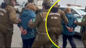 Mujer vinculada a parricidio en Chiguayante: Fue detenida con revólver oculto, cuatro cartuchos y dos vainas en su interior