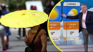 ¡Hasta 31°C en Santiago! Jaime Leyton anticipa altas temperaturas y noches cálidas esta semana en la capital