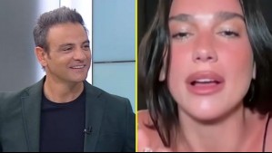 'Realmente increíble': Gonzalo Ramírez fue sorprendido con especial saludo de Dua Lipa en pleno noticiero