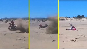 Salió eyectada y Nano Calderón corrió a socorrerla: Video muestra el momento exacto del accidente en moto de Rebeca Naranjo