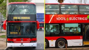 Con capacidad para más de 110 pasajeros y control de fatiga: Así son los buses eléctricos de dos pisos que se suman al sistema Red