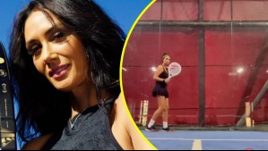 Pamela Díaz protagonizó divertido momento en clase de pádel tras perder la paciencia: '¡No controlo ni mi vida!'