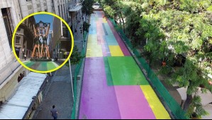 Tras retiro de escultura de 9 metros: Municipalidad de Santiago anuncia importante cambio para el Paseo Bandera