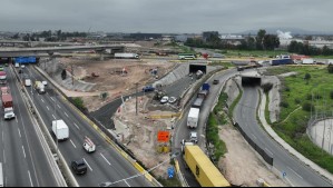 Restricción en Autopista Vespucio Norte por construcción de una cuarta pista: ¿Hasta cuándo durará?