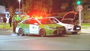 Carabineros encuentra vehículo de alta gama con municiones: Automóvil colisionó con patrulla de Carabineros y logró escapar