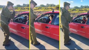 Graban 'fiscalización inclusiva' en Yumbel: Carabinero establece diálogo en lenguaje de señas con conductor