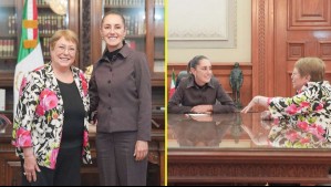 Presidenta de México se reúne con Bachelet: 'Conversamos sobre América Latina, el bienestar y el papel de las mujeres en política'
