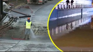 Emergencia sanitaria en San Bernardo: Continúan los trabajos de remoción de Aguas Andinas que mantienen dividida la comuna