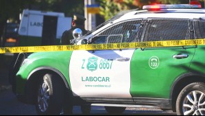 Encuentran cuerpo baleado en paradero de buses en Lo Prado