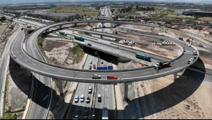 Estructura única en su clase: Habilitan segundo ramal en altura del enlace tipo 'molino' entre Autopista Vespucio Norte y Ruta 68