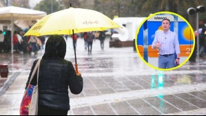 Este viernes podría llover en la Región Metropolitana: Estas son las zonas en las que podría caer precipitaciones