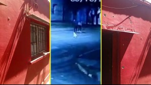 Denuncian que casa recibió al menos 15 disparos en San Bernardo: Cámaras de seguridad captaron el momento del hecho