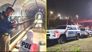 Investigan asesinato de hombre de 52 años en Maitencillo: Fue apuñalado mientras cruzaba una pasarela junto a un amigo