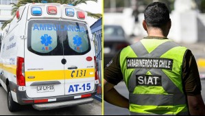 Niño y embarazada resultan heridos en accidente de tránsito en La Cisterna