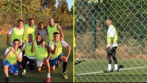 'Buen partido, equipo': Los detalles de la pichanga de Rauw Alejandro con Arturo Vidal y Mauricio Isla en Chile