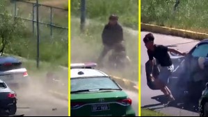 Video muestra impactante persecución: Conductor atropelló a un carabinero y casi arrolla a dos niños en La Pintana