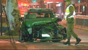 Patrulla de Carabineros protagoniza accidente de tránsito tras concierto de Guns N' Roses