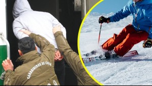 Carabineros detiene a hombre que fingió ser instructor de esquí para robar a turista en Valle Nevado