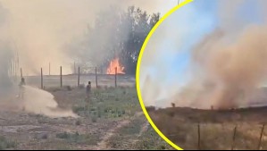 Senapred llama evacuar sector de Combarbalá por incendio forestal