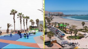 Con espacios deportivos, juegos y pasarelas en la arena: Así quedó el borde costero de playa de Arica tras millonaria inversión