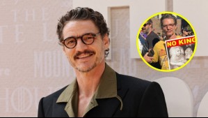 Pedro Pascal participó en masiva protesta en EEUU con cartel alusivo a Trump
