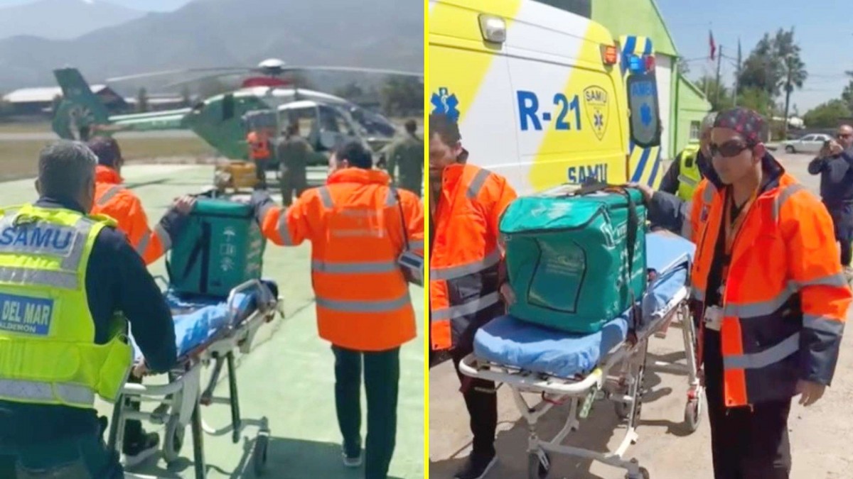 Exitoso traslado aéreo de corazón realizó Carabineros para trasplante en Viña del Mar