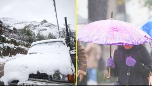 Pronostican lluvia y nieve para la Región Metropolitana: ¿Qué sectores podrían verse afectados?
