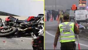 Grave accidente de tránsito entre dos motociclistas en Vitacura: Uno de ellos está en riesgo vital