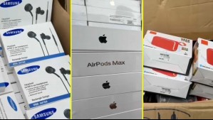 Apple y Samsung entre las marcas afectadas: Incautan más de 5 mil aparatos electrónicos falsificados en Barrio Meiggs