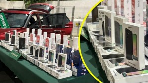 Persecución se extendió desde O'Higgins hasta la Metropolitana: 4 antisociales fueron detenidos tras robar local de electrónica