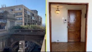Su terraza está en histórico puente entre edificios del centro: El curioso departamento que está en arriendo en Santiago Centro