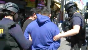 Nuevo operativo en Barrio Franklin: Incautan cerca de 100 celulares robados y detienen a un locatario en Persa Bío Bío