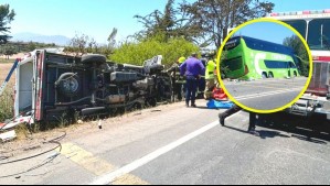 Fatal accidente en Ovalle: Dos fallecidos tras choque de un bus con pasajeros y un camión