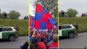 Carabineros dispara tras ser agredido en medio de incidentes en 'hotelazo' de hinchas de la 'U'