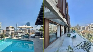 Cuesta más de 44 mil UF y tiene 550 metros cuadrados: Así es lujoso penthouse que se vende en Las Condes