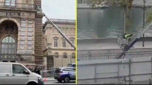 Por un balcón y con una escalera mecánica de un camión: Así escaparon los ladrones del Louvre