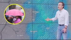 Vuelve la lluvia a Santiago: Alejandro Sepúlveda revela la hora y las comunas donde precipitará este viernes