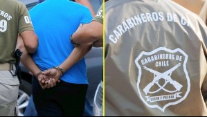 Golpe a banda de falsos carabineros: Detienen al presunto líder en allanamientos en La Pintana