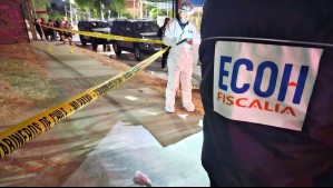 Hombre muere baleado en plena vía pública en Recoleta