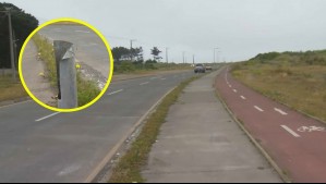 Insólito robo de más de 50 postes de luz en la Costanera Mar de San Pedro de la Paz: Serán repuestos en febrero