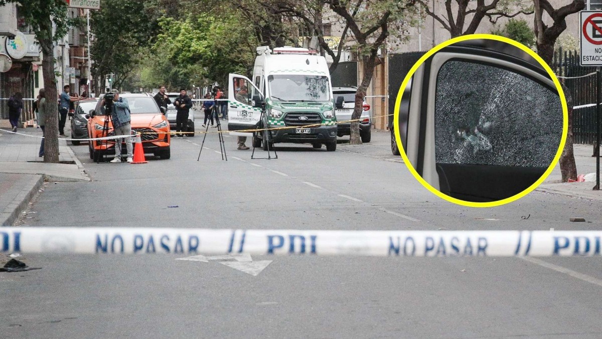 Muere hombre tras ser baleado por atacar a piedrazos auto de la PDI en Santiago