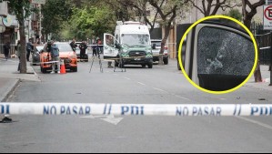 Muere hombre tras ser baleado por atacar a piedrazos auto de la PDI en Santiago