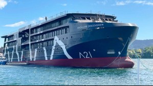 Con 30 metros de alto y sistema de propulsión de última generación: Así es el primer crucero híbrido-eléctrico construido en Chile