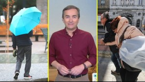 El pronóstico de Alejandro Sepúlveda para este miércoles: Lluvias en la zona central y vientos de hasta 40 km/h en el norte