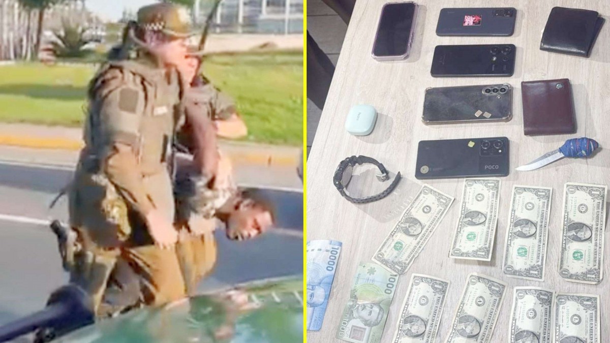 Robaron un celular mientras compartía ubicación: Persecución por Santiago termina con cuatro detenidos