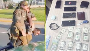 Robaron un celular mientras compartía ubicación: Persecución por Santiago termina con cuatro detenidos