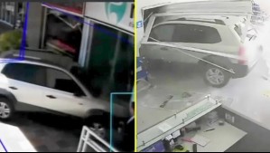 Video viral muestra a conductor de 89 años irrumpiendo con su vehículo en clínica dental de Limache