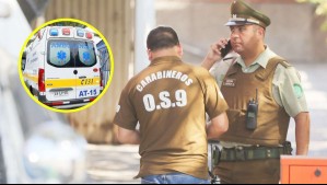 Carabinero dispara a conductor que intentó atropellarlo con auto robado en Recoleta: Está en riesgo vital