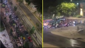 'Rodadas': Preocupación en distintos puntos de Santiago por ruidosas y peligrosas maniobras de motociclistas