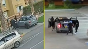 Tour delictual en la zona norte de Santiago: Videos muestran violenta encerrona y dos asaltos por parte de grupo de delincuentes
